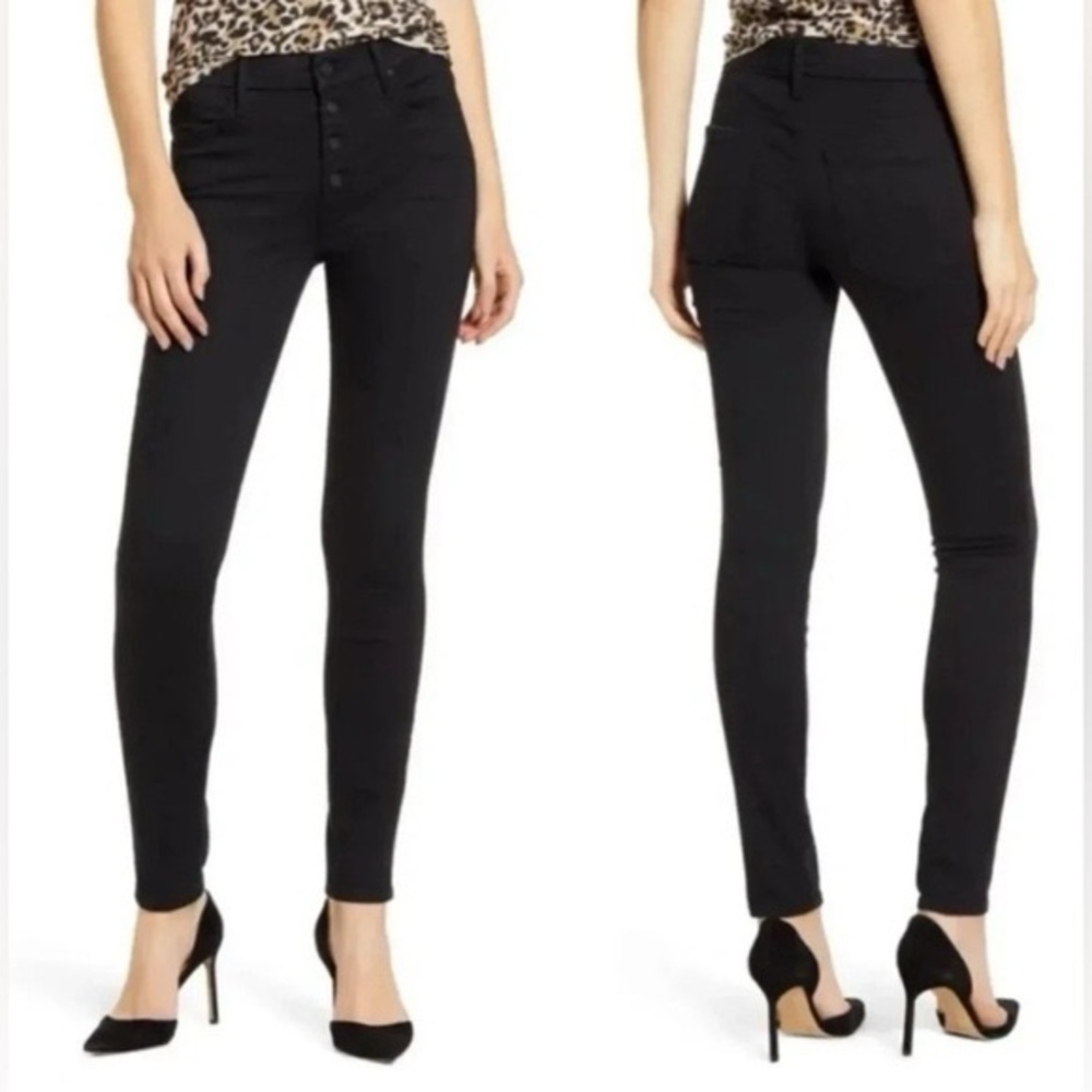 Mother The Pixie Skinny Jeans in Not Guilty Black Size 26